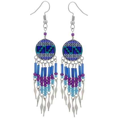 Ceramic Chandelier Earrings