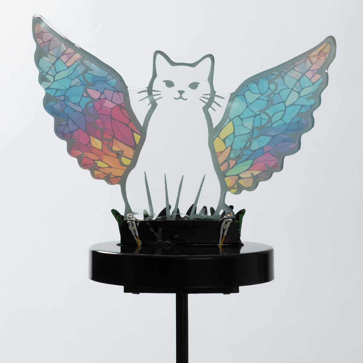 Pets & Angels Colorful Mosaic Solar Garden Stake Light