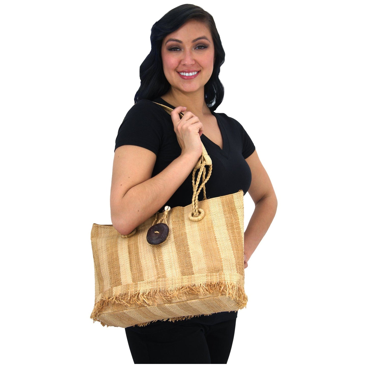 Ema Raffia Bag