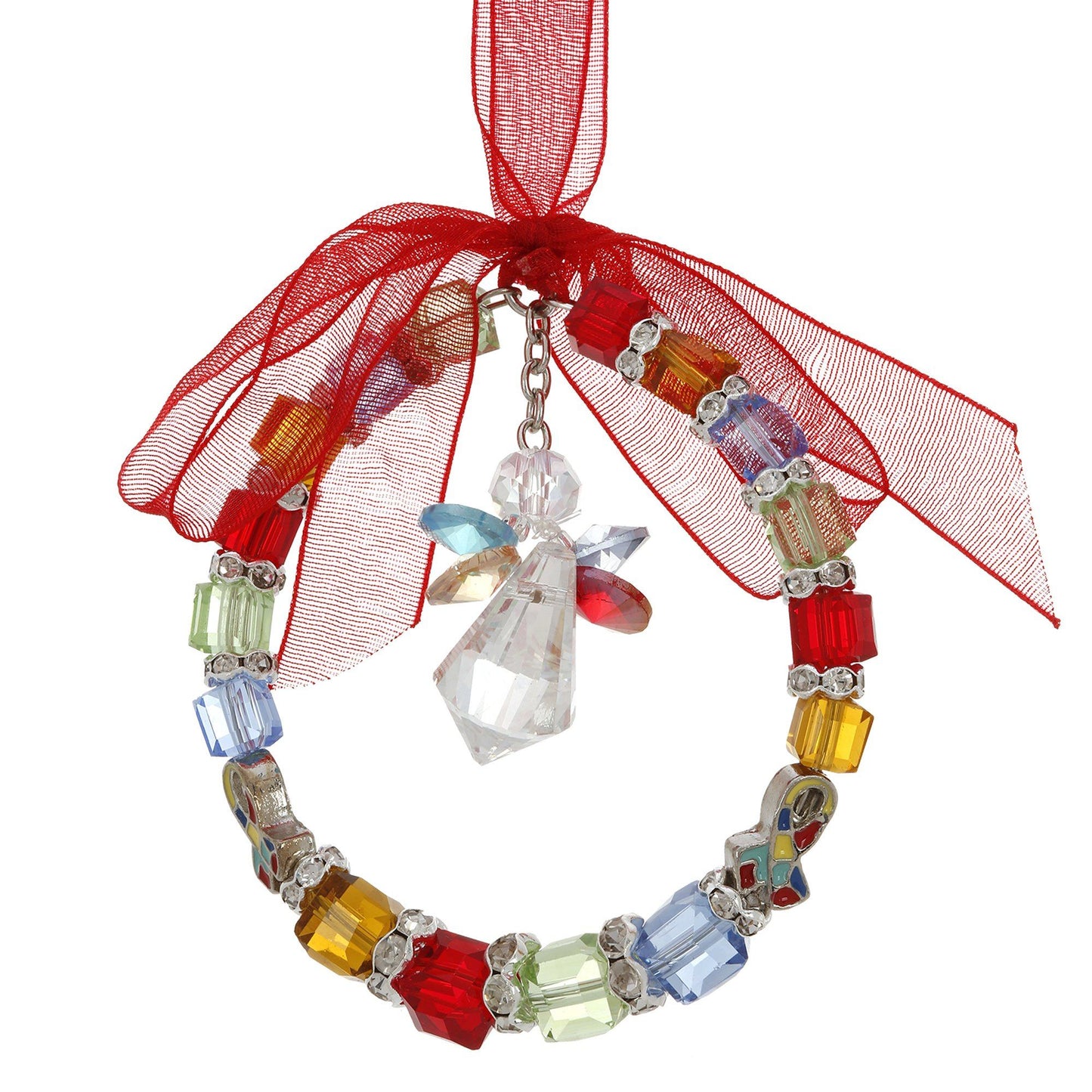 Free Spirited Angel Autism Ornament