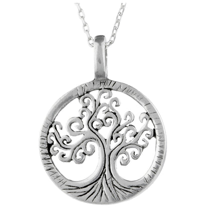 Giving Tree Of Life Sterling Necklace