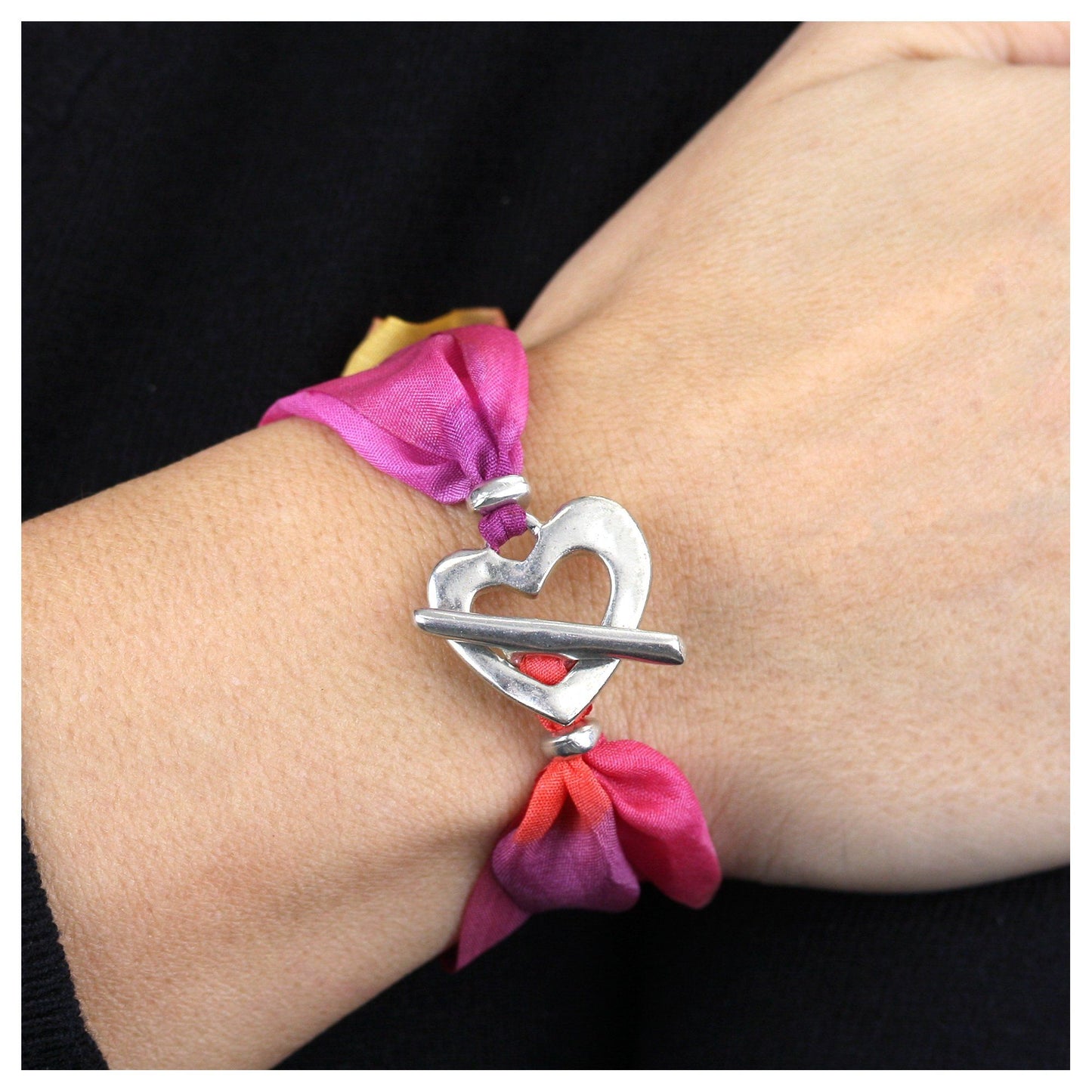 Heart Toggle Bracelet