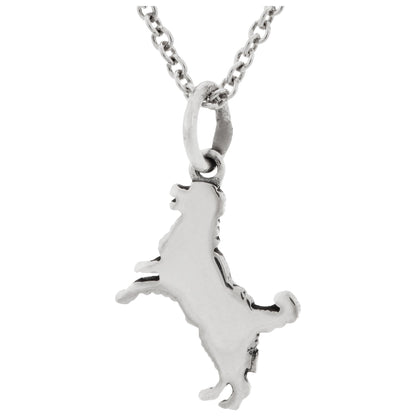 I Love My Dog Sterling Necklace