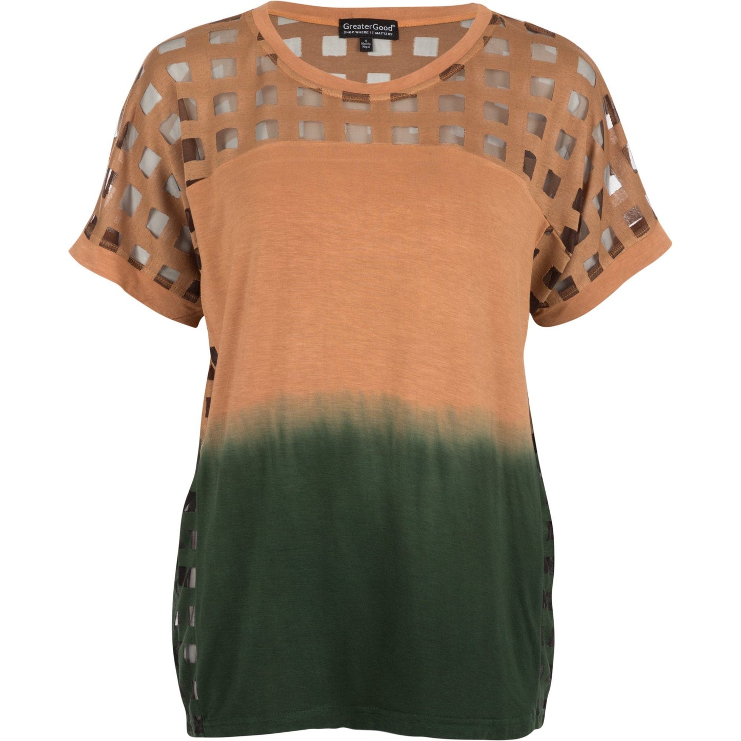 Off The Grid Dip Dye Top