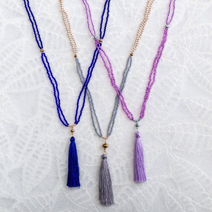 Ombre Tassel Necklace