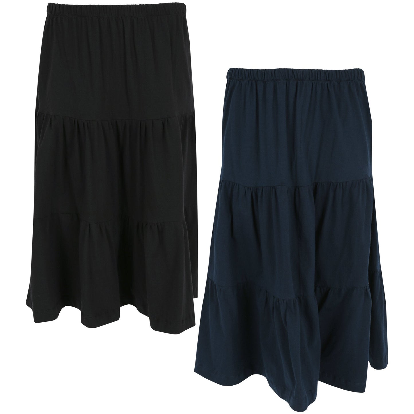 Organic Tiered Travel Skirt