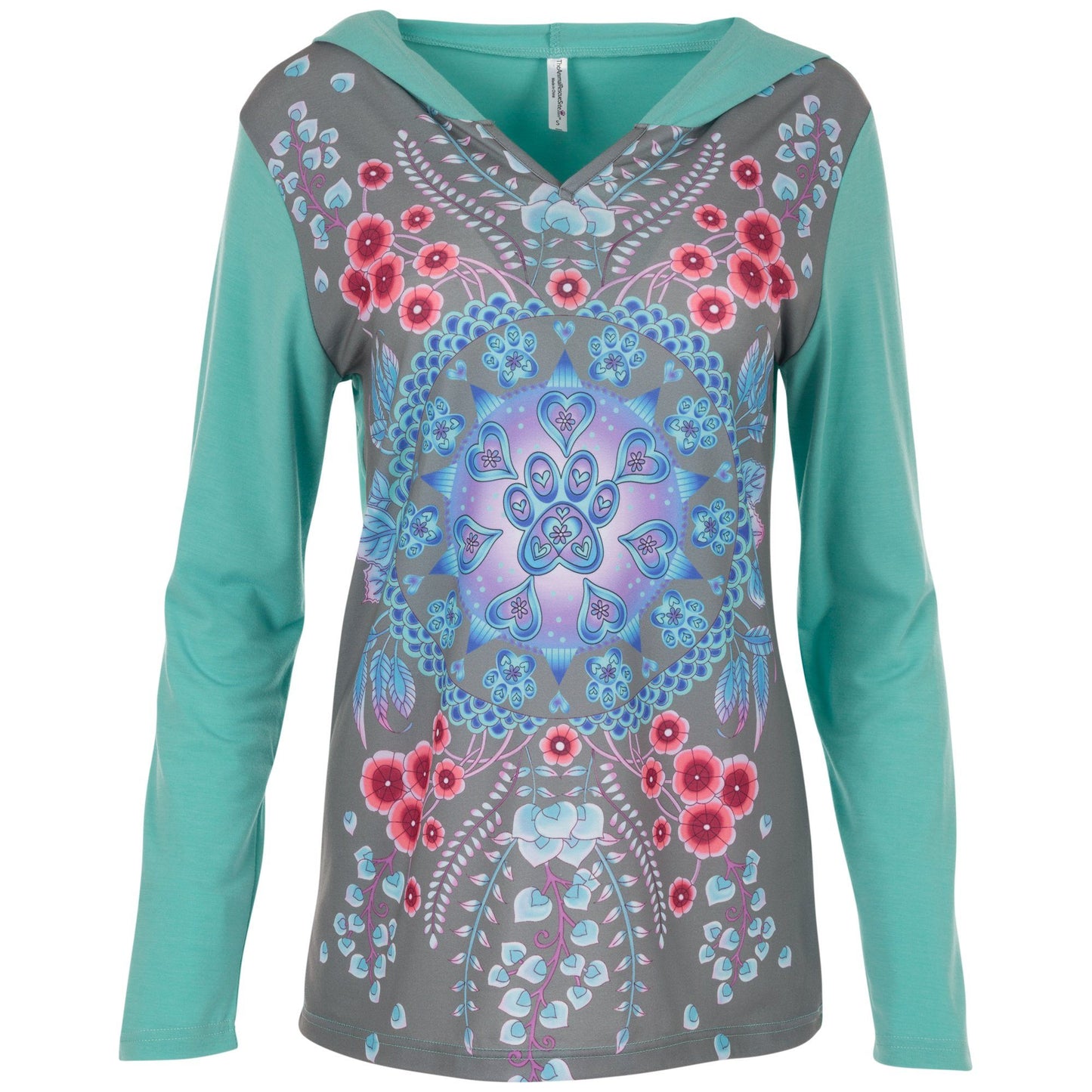 Paw Print Celebration Hooded Top