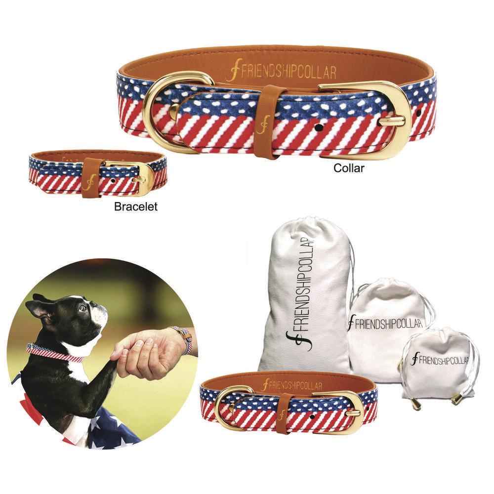 Presidential Dog Friendship Collar & Bracelet Set