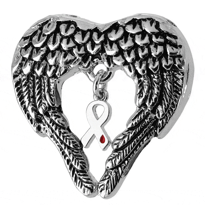 Wings of an Angel Diabetes Awareness Pin