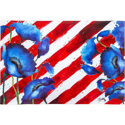 Red White & Bloom Door Mat