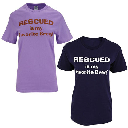 Rescued Is My Favorite Breed T-Shirt