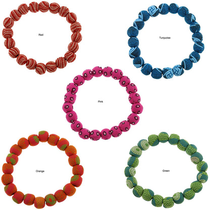 ShweShwe Bead Ball Bracelet