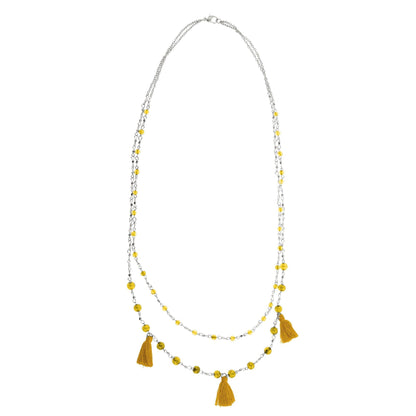 Taj Tassel Necklace