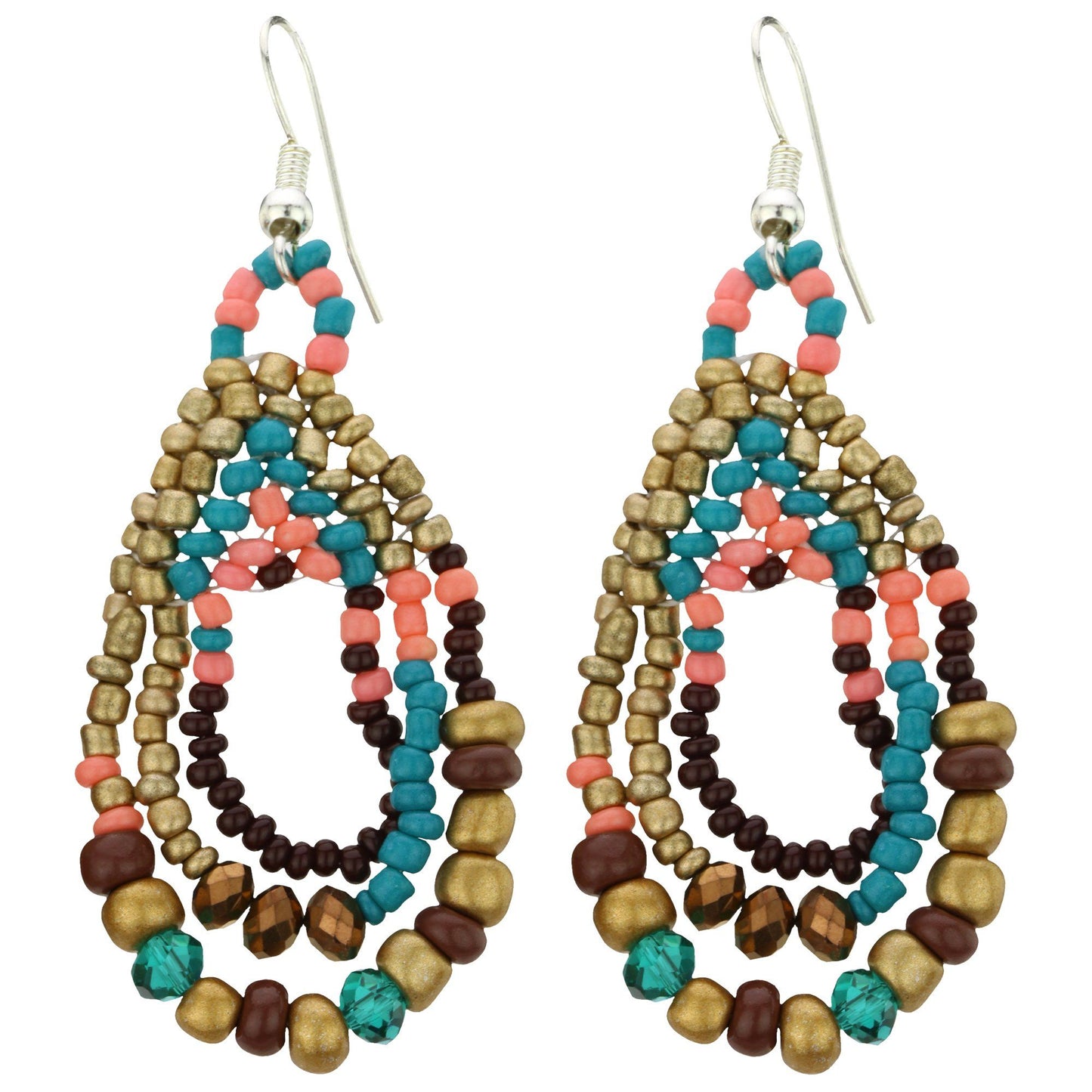 Three Cheers Beaded Earrings