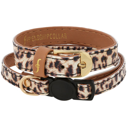 Wild & Free Friendship Cat Collar & Bracelet Set