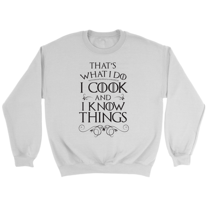 TEST PRODUCT - Cook and I Know Things Crewneck Sweatshirt