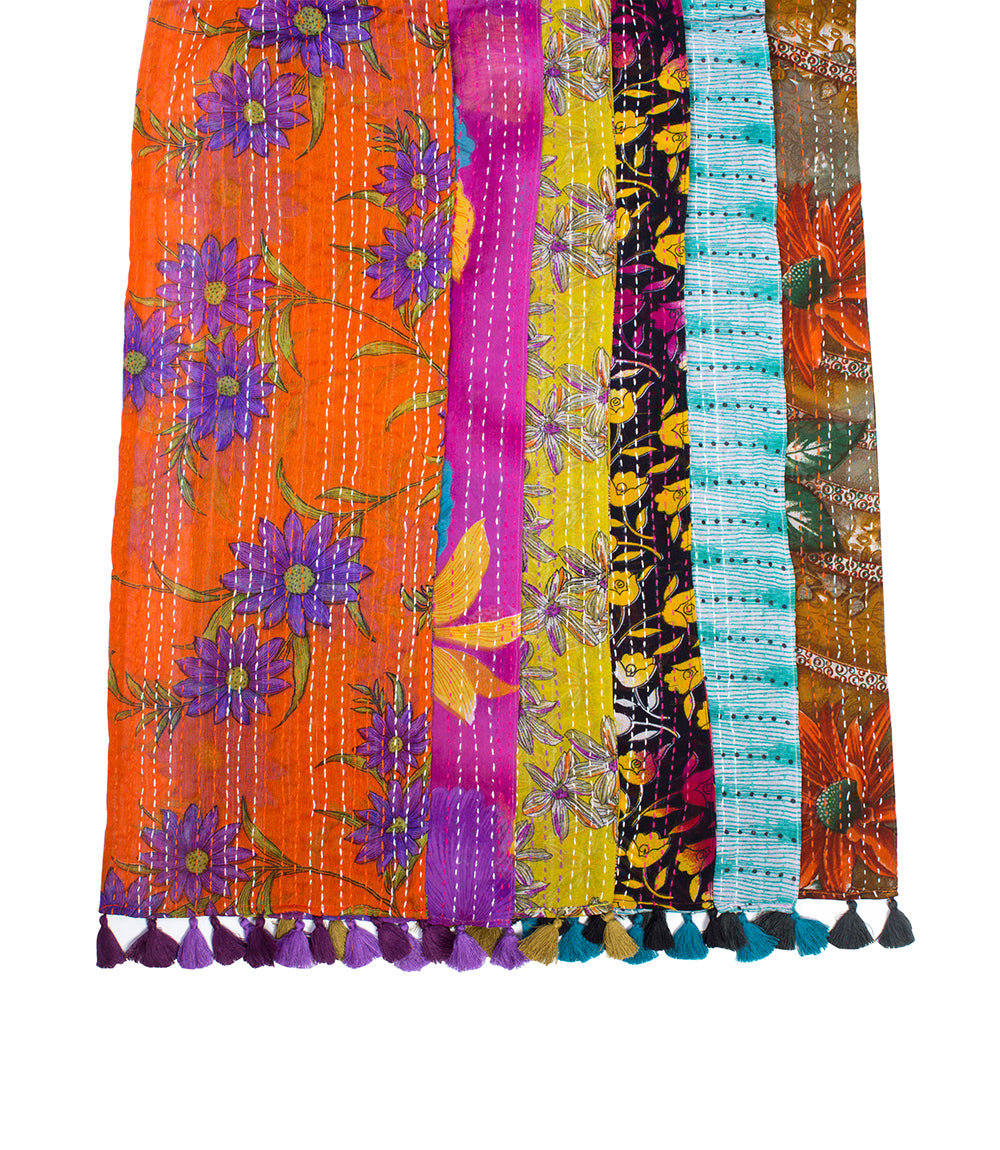 Kantha Sari Scarf