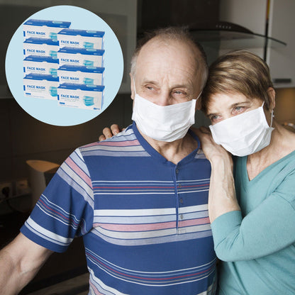 3-Ply Disposable Face Mask - Box of 50