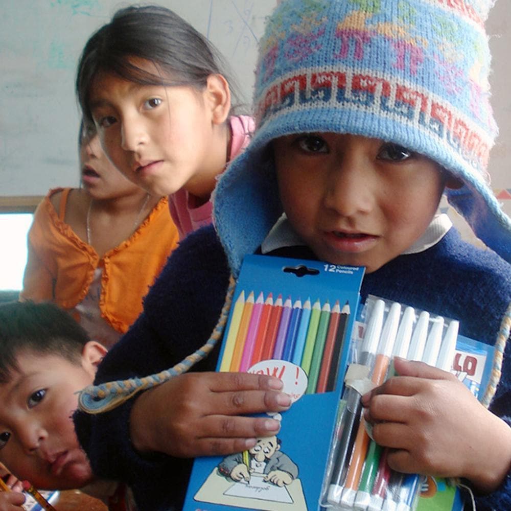 Donation - School Supplies For Bolivian Children